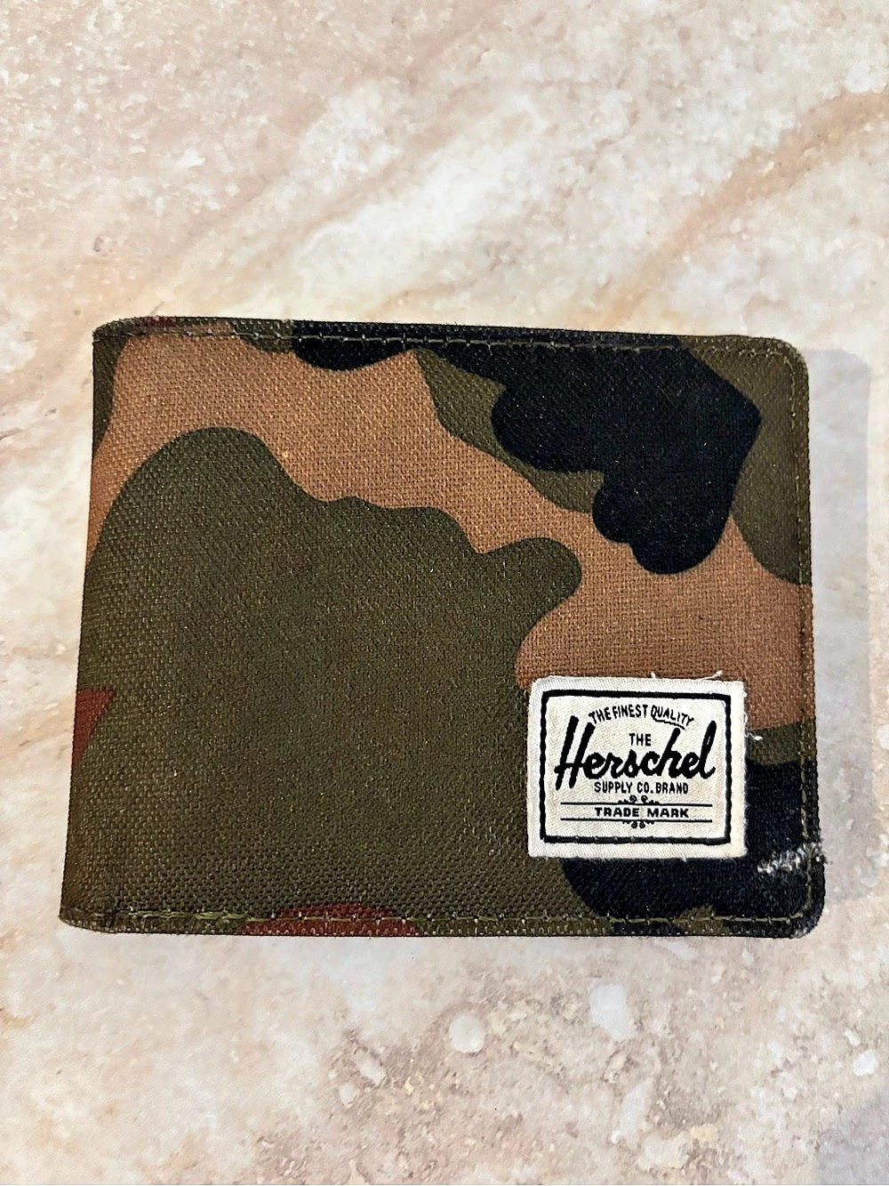 Herschel Roy Camo Canvas Bi-fold Wallet